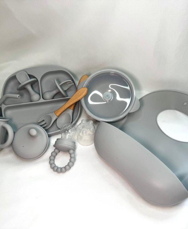 Grey Plate Set