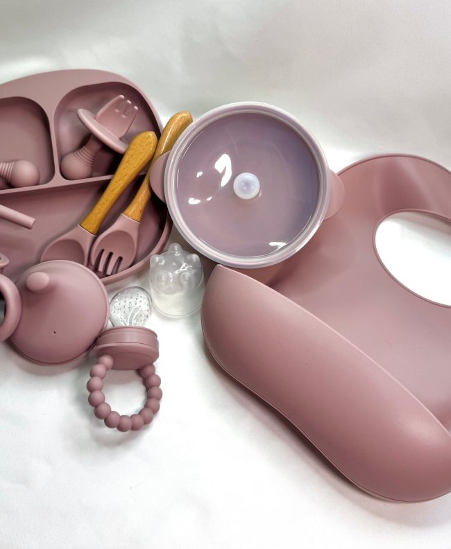 Pink Plate Set